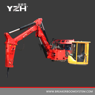 Static Type Manipulator With Hydraulic Rock Breaking Hammer